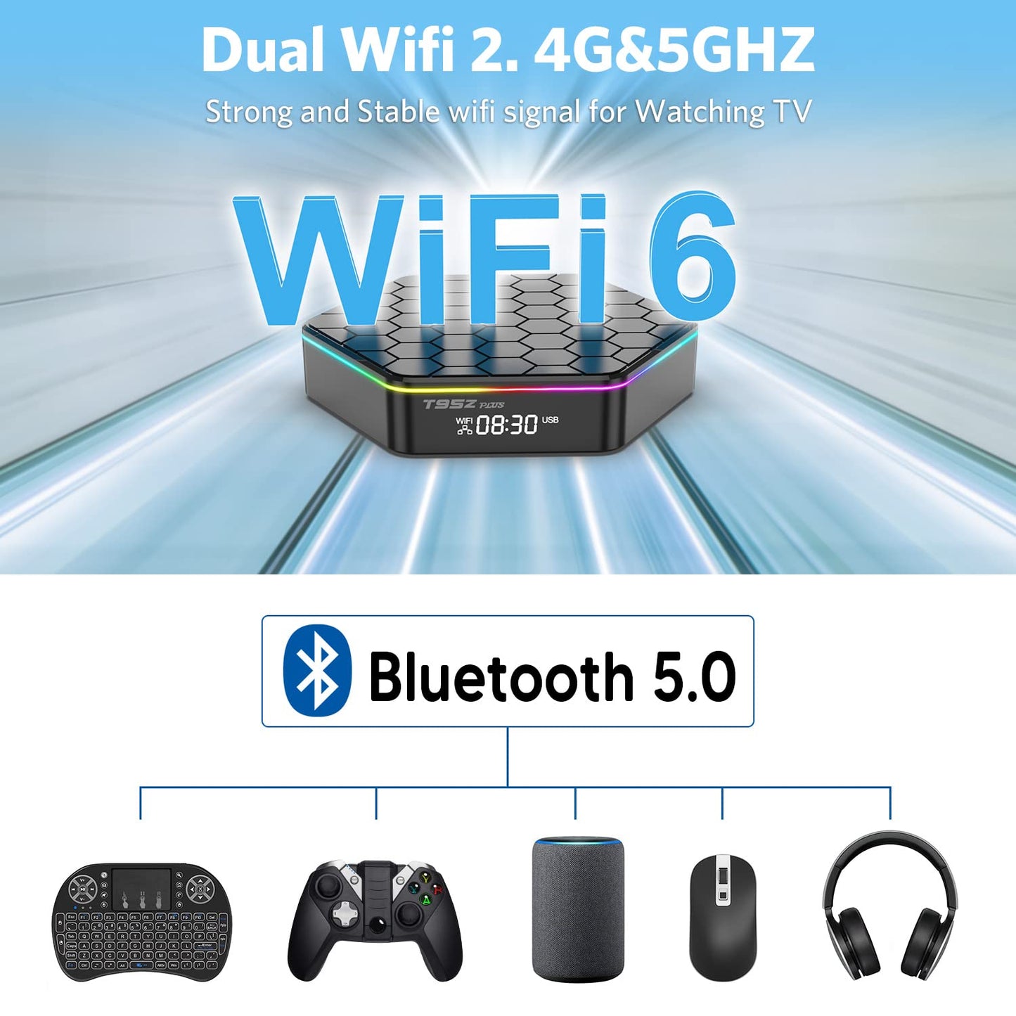 TV Box, 6k/3D HD Tv Box H618 Quadcore 4GB RAM 32GB ROM