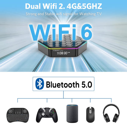 TV Box, 6k/3D HD Tv Box H618 Quadcore 4GB RAM 32GB ROM